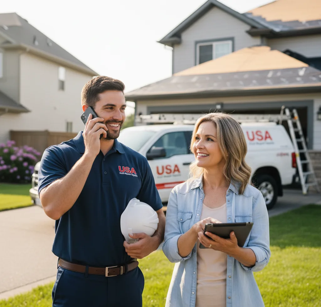 USA Roof Repair Experts customer support in Ripon